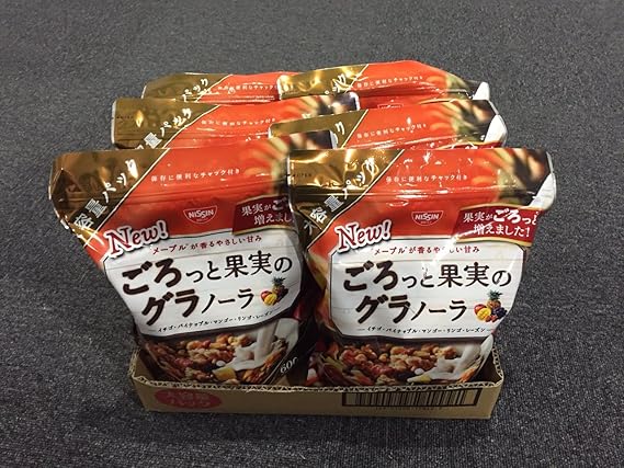 Amazon 日清シスコ ごろっと果実のグラノーラ 600g 6袋 日清シスコ 食品 飲料 お酒 通販