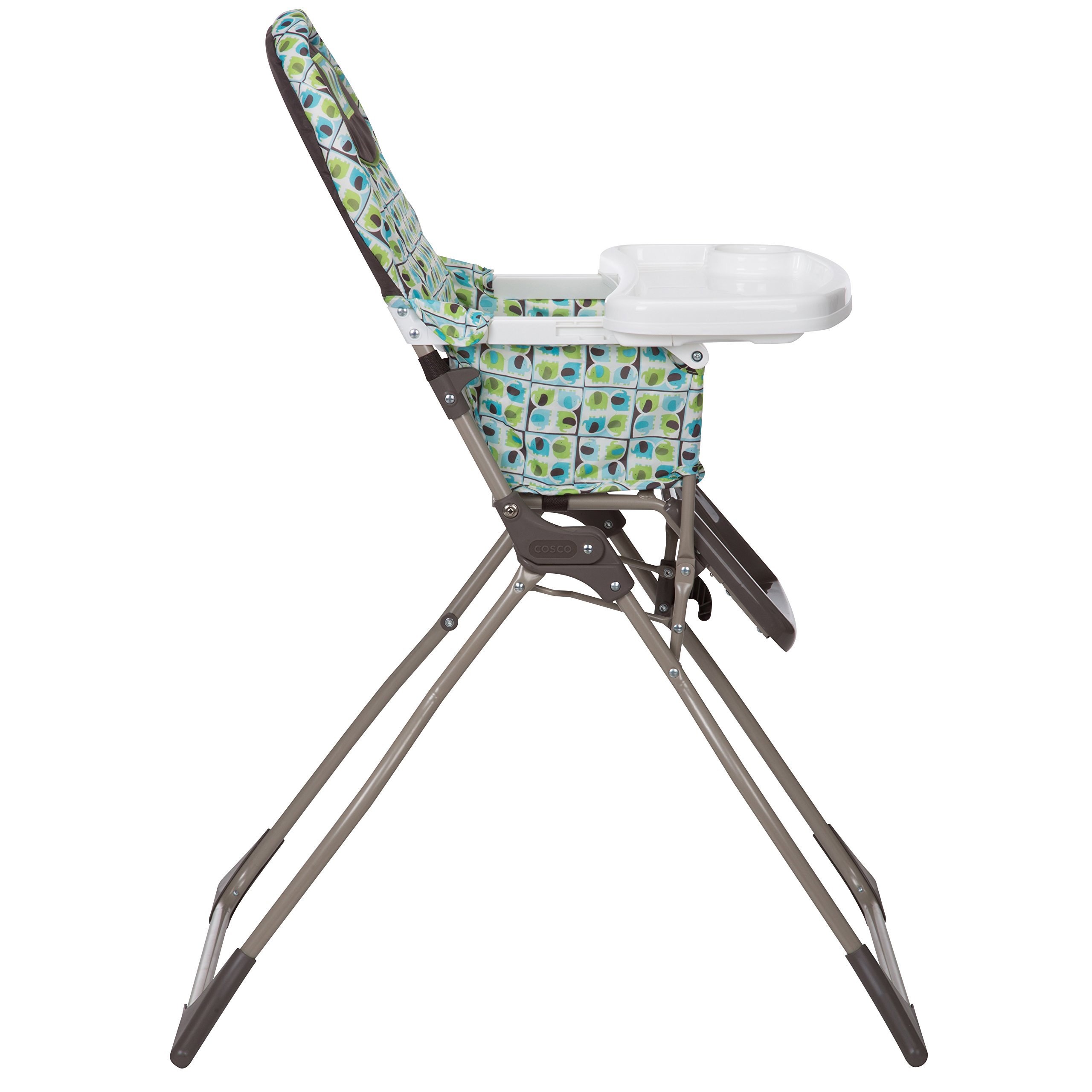 Cosco Simple Fold High Chair with 3Position Tray (Elephant Squares