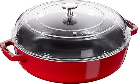 Staub 40501 - 061 - 0 sartén, Fundido, Cereza, 24 cm: Amazon ...