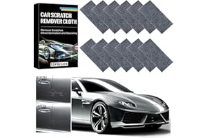 ZukQvrivelig 12Pcs Car Scratch Remover Nano Remover Cloth Breathe Green Remover Cloth Nano Car Scratch Remover Easily Repair Scratches, Swirls, Paint Residues, Water Spots