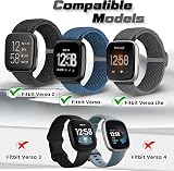Bcuckood Braided Strap for Fitbit Versa 2 Versa Lite Versa SE 2-Pack view 2