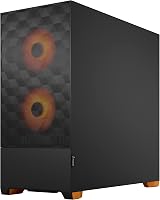 Fractal Design Pop Air RGB Orange Core ATX Mid Tower PC Case TG Side Panel view 5