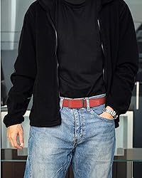 CHAOREN Leather Ratchet Belt Men - Customizable
