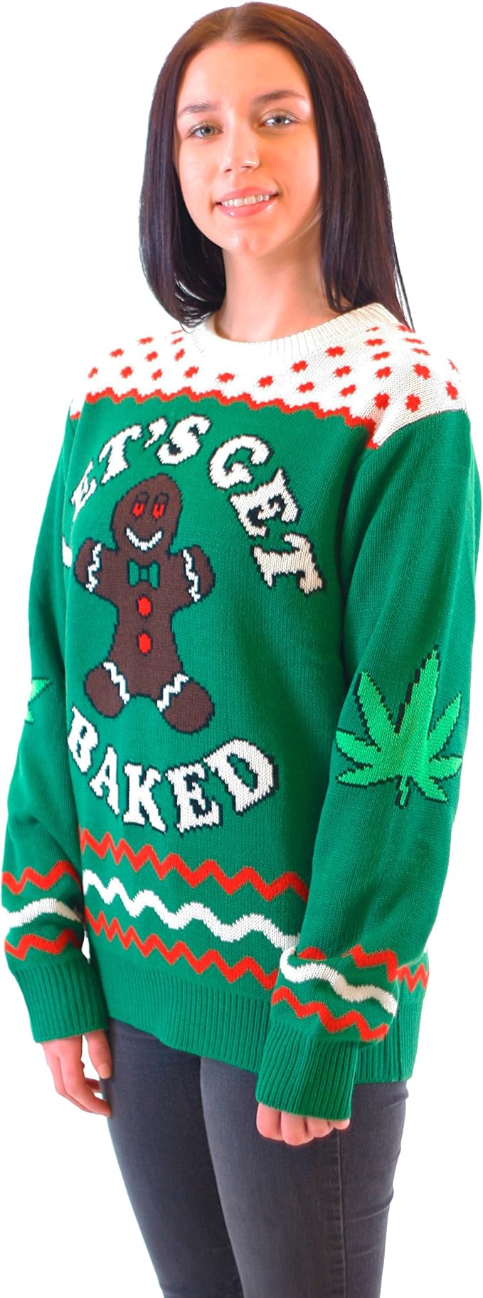 let's get baked ugly christmas sweater