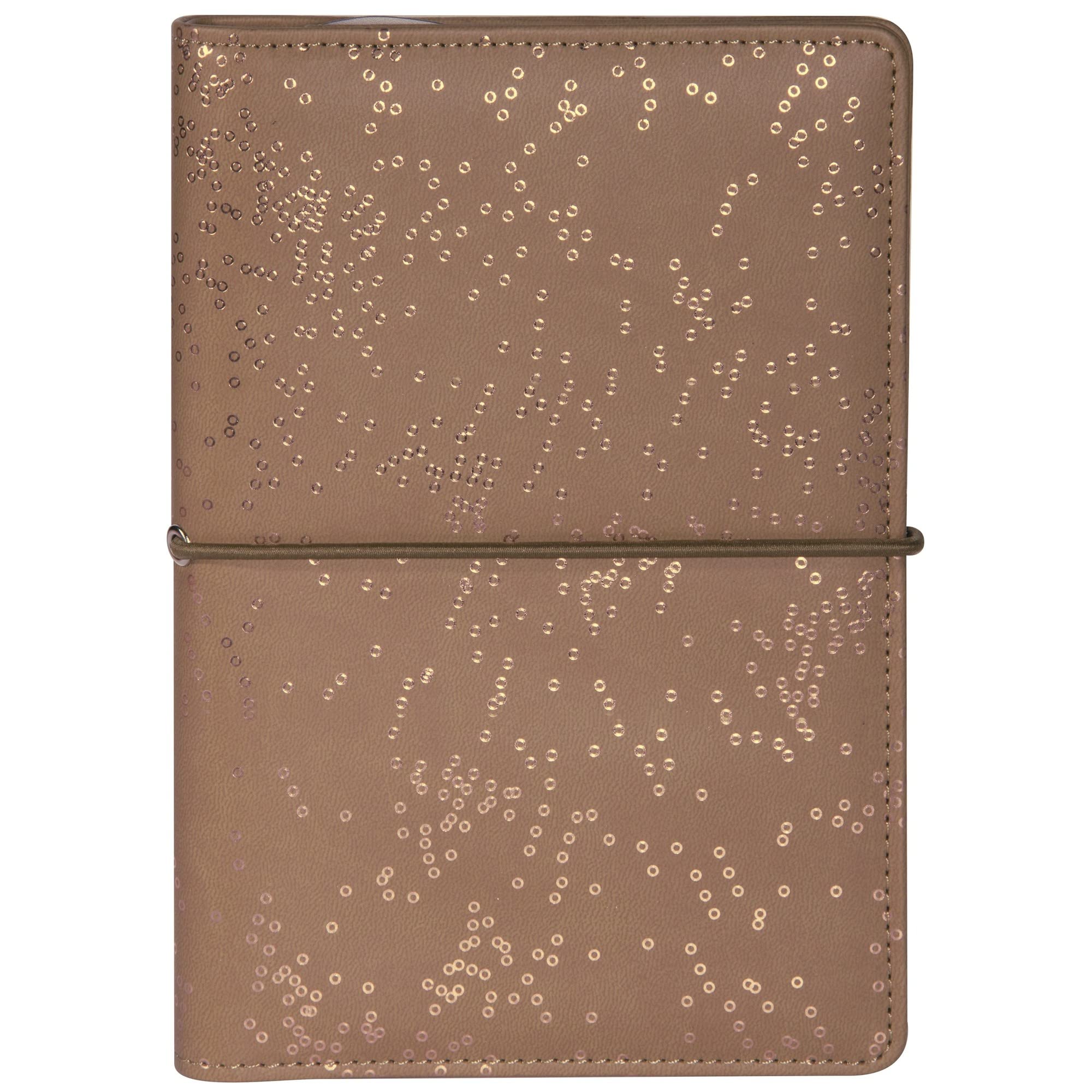 Exacompta 74626e Exatime 17 Light SAD Méline Soft Cover Diary September - 2019 to December - 2020, 14 x 19 cm, brown
