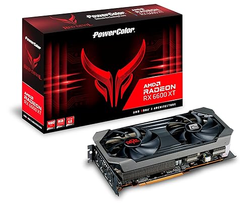 PowerColor Red Devil AMD Radeon RX 6600 XT Gaming Graphics Card