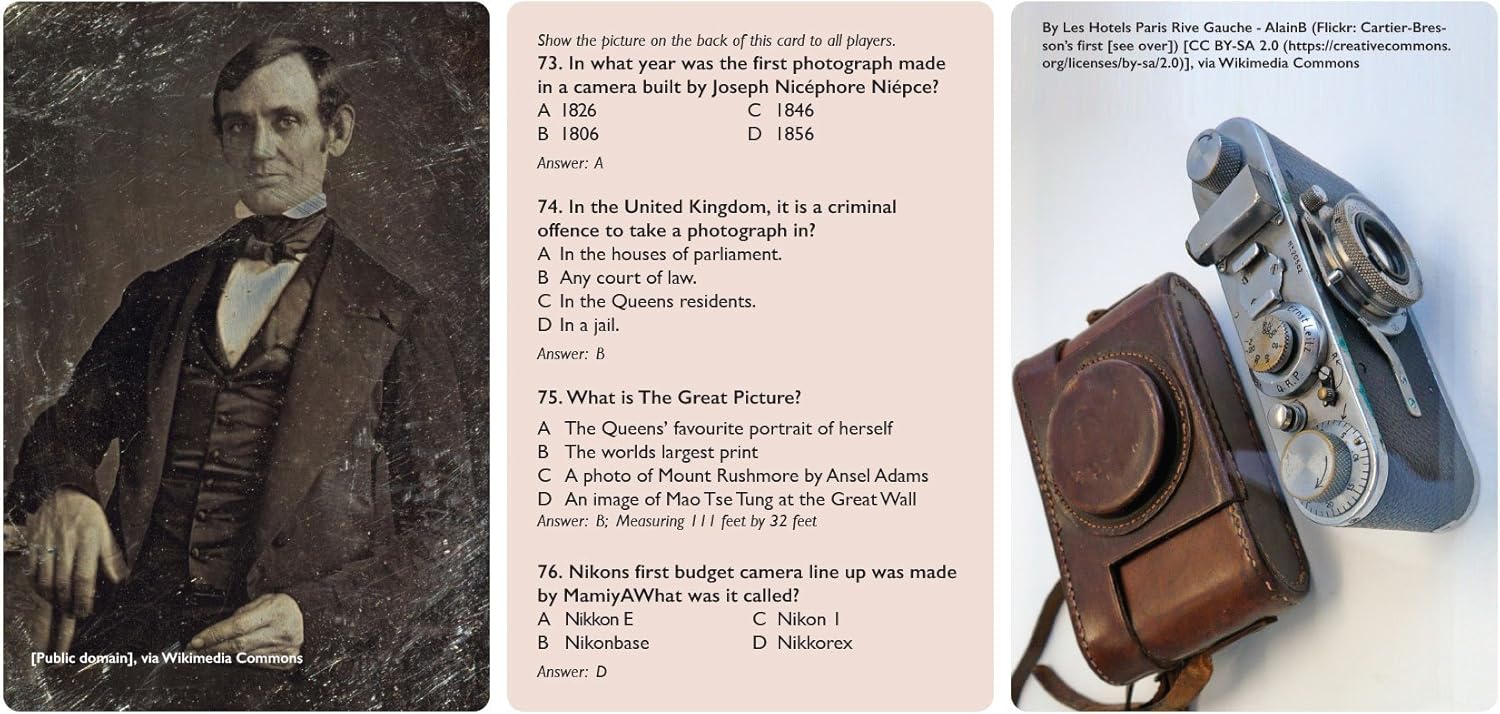 Photographers Trivial Pursuit - Level 3 - Image 3