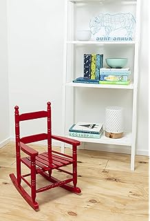 Child Rocking Chair Wooden Rocker For Aged 56 96 Months Red