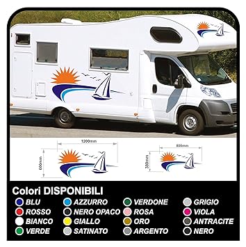 Motorhome Stripes Full Kit Stickers For Camper Graphics Vinyl