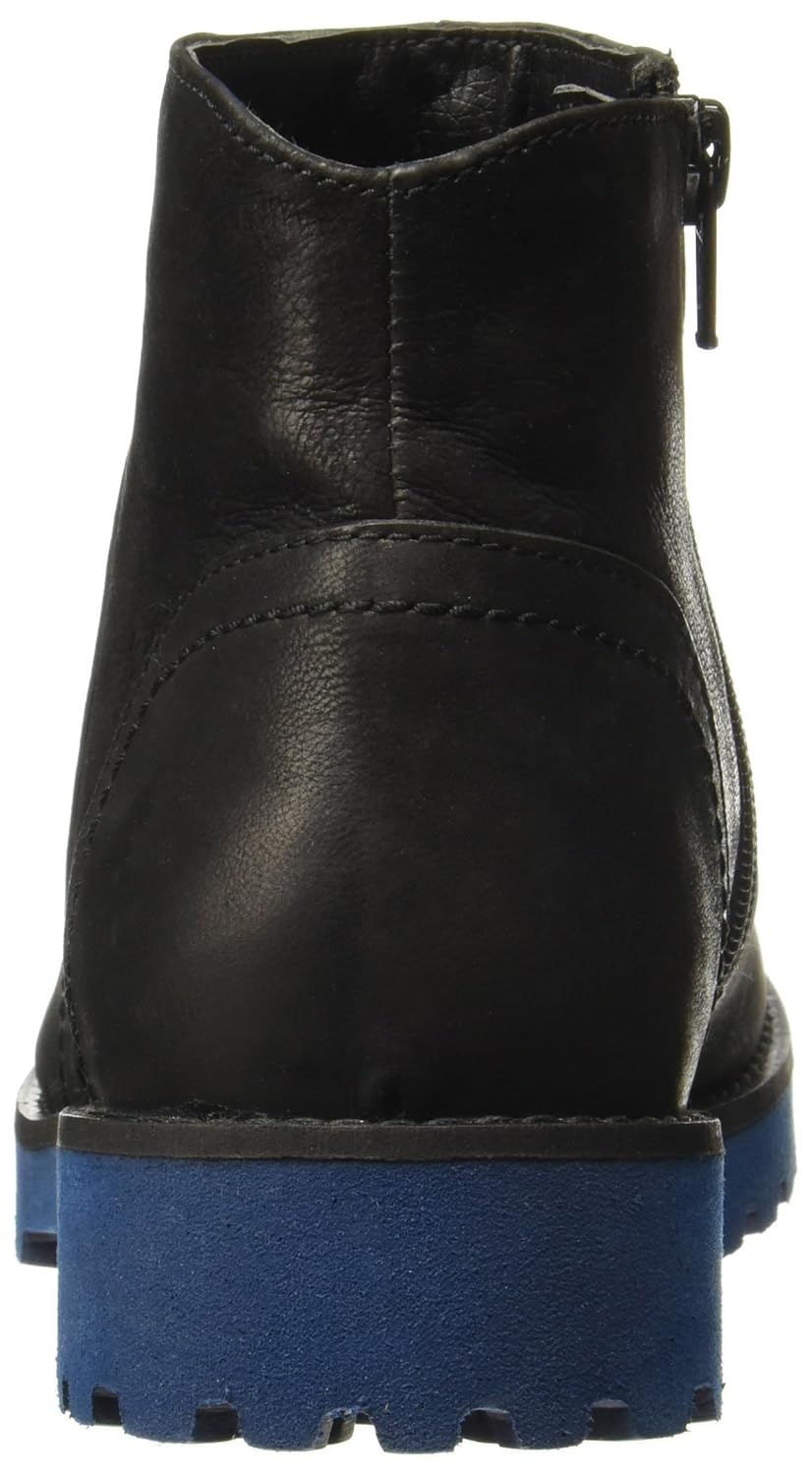 hush puppies women's betty black leather boots - 3 uk/india (36eu)(5046958)