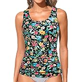 Women Tankini Top Only - Tummy Control Bathing Suit Full Coverage Back Swimwear Swim Tank Top No Bottom 2025