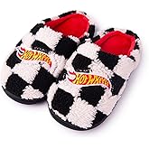 Hot Wheels Unisex-Child Memory Foam Kid Slippers with Indoor and Outdoor Sole Clog