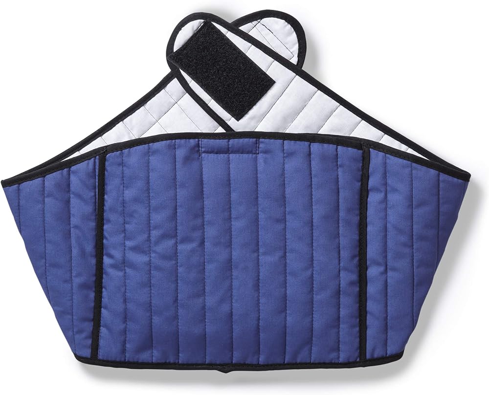 Hotties Blue Microwaveable Heat Wrap for Lower Back Pain Relief