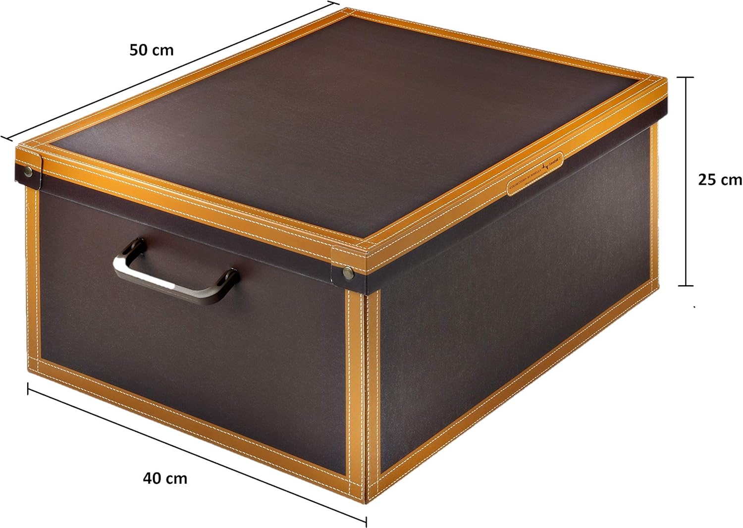 Kanguru Caja en Carton, Cuero, 50x40x25 cm: Amazon.es: Hogar