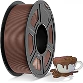 TECBEARS PLA Plus Filament 1.75mm, Neatly Wound 3D Printer Filament PLA+, Dimensional Accuracy +/- 0.02 mm, Fit Most FDM 3D Printers, 1kg Spool (2.2lbs), Chocolate