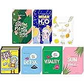 FACETORY K Beauty Face Mask Skin Care - BEST OF 7 COLLECTION Sheet Mask Set (21 pc) | Natural Premium Korean Face Mask For All Skin Types - No Sulfates No Parabens