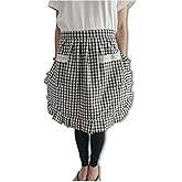 CRB Fashion Womens Waist Pocket Half Bistro Kitchen Cooking Apron