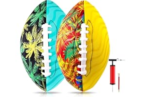 LNYSSQ Waterproof Football Toys for Pool, Beach & Backyard - 2 Pack Size 9.25