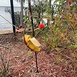 Eventerde 3 Copper Butterfly Banana Hammock Feeder Outdoor Garden Hanging view 4