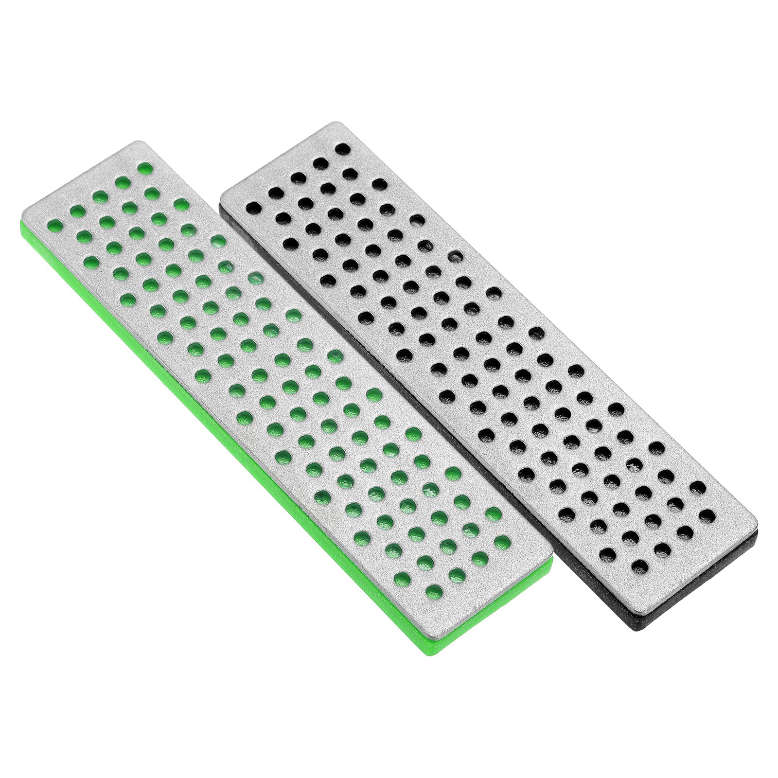 PATIKIL 100mm Extra-Coarse Ski Snowboard Diamond Stone,2Pcs Ski Edge Sharpener Diamond Edge Files Snowboard Whetstone, Multicolor