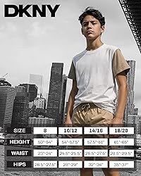 DKNY Boys Cargo Shorts - Performance Stretch Quick