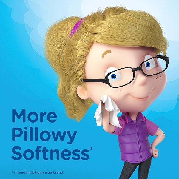 PUFFS 2675854 ULTRA SOFT & STRONG STANDARD FACIAL TISSUES 2-PLY 56 SHEETS/BOX