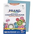Prang (Formerly SunWorks) Construction Paper, Sky Blue, 9" x 12", 50 Sheets
