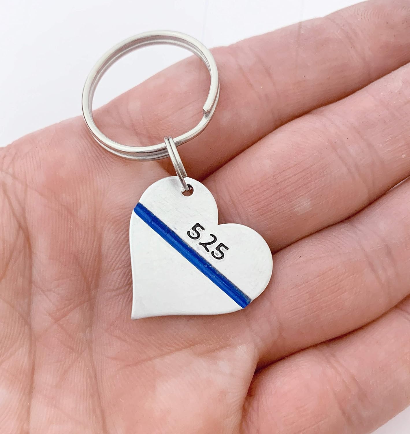 Personalized Police Officer Keychain, Police wife keychain