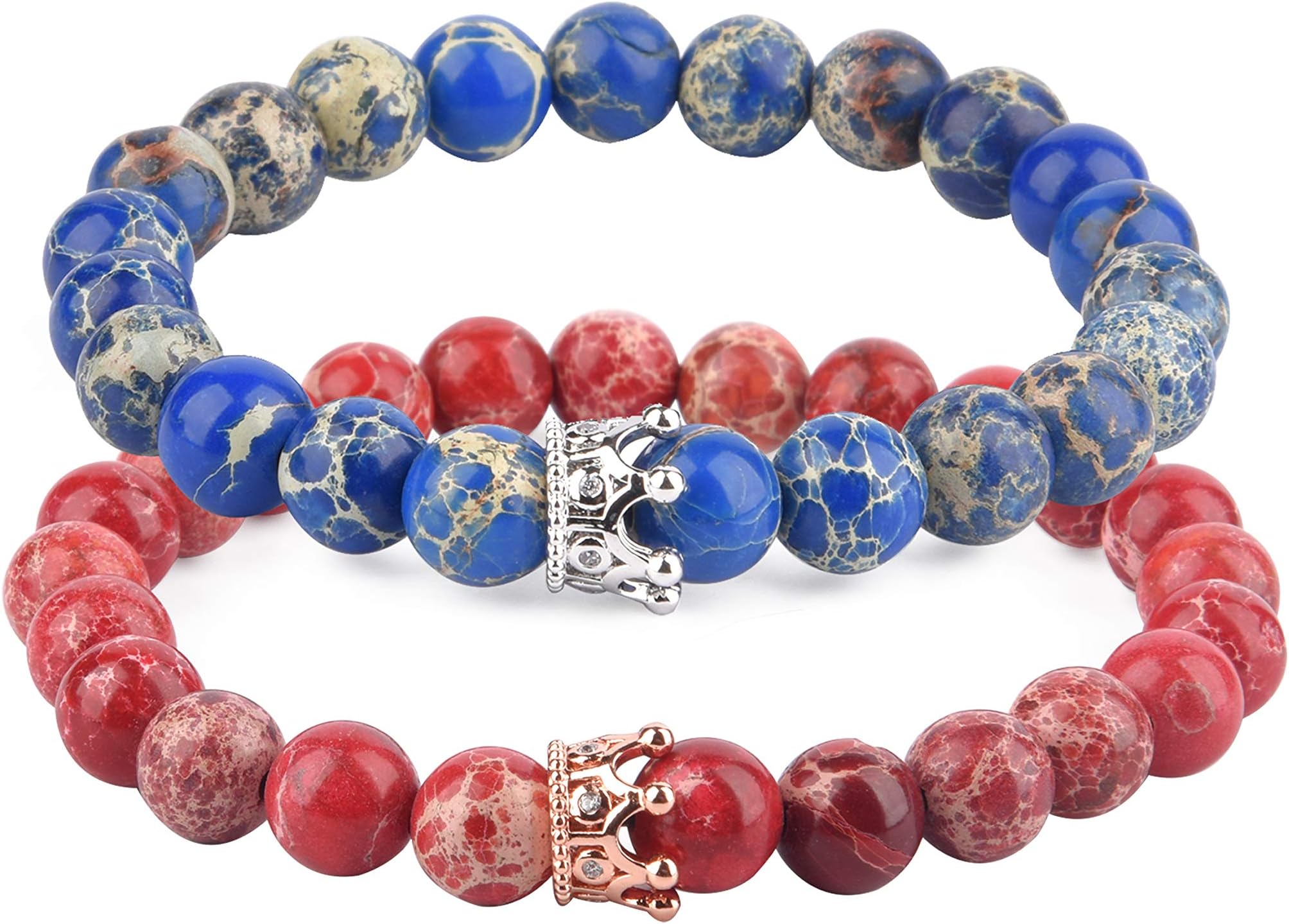 Distance Bracelets Couples Relationship Strong Elastic Friendship His Hers King Queen