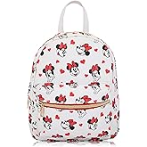 Disney Minnie Mouse Backpack for Women, Men, Boys, Girls, Unisex | Cute PU Leather 10" Minnie Mouse Mini Backpack Purse Shoulder Purse | Minnie Mouse Bag and Minnie Mouse Accessories