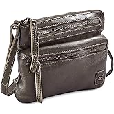 Wise Owl Accessories Small Crossbody Sling Bag Real Leather Purse for Women Crossover Trendy Shoulder Handbag | Real Leather, Purse, Crossover, Trendy