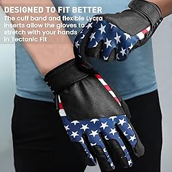 BRAMASOLE Baseball Batting Gloves Adult Men Women