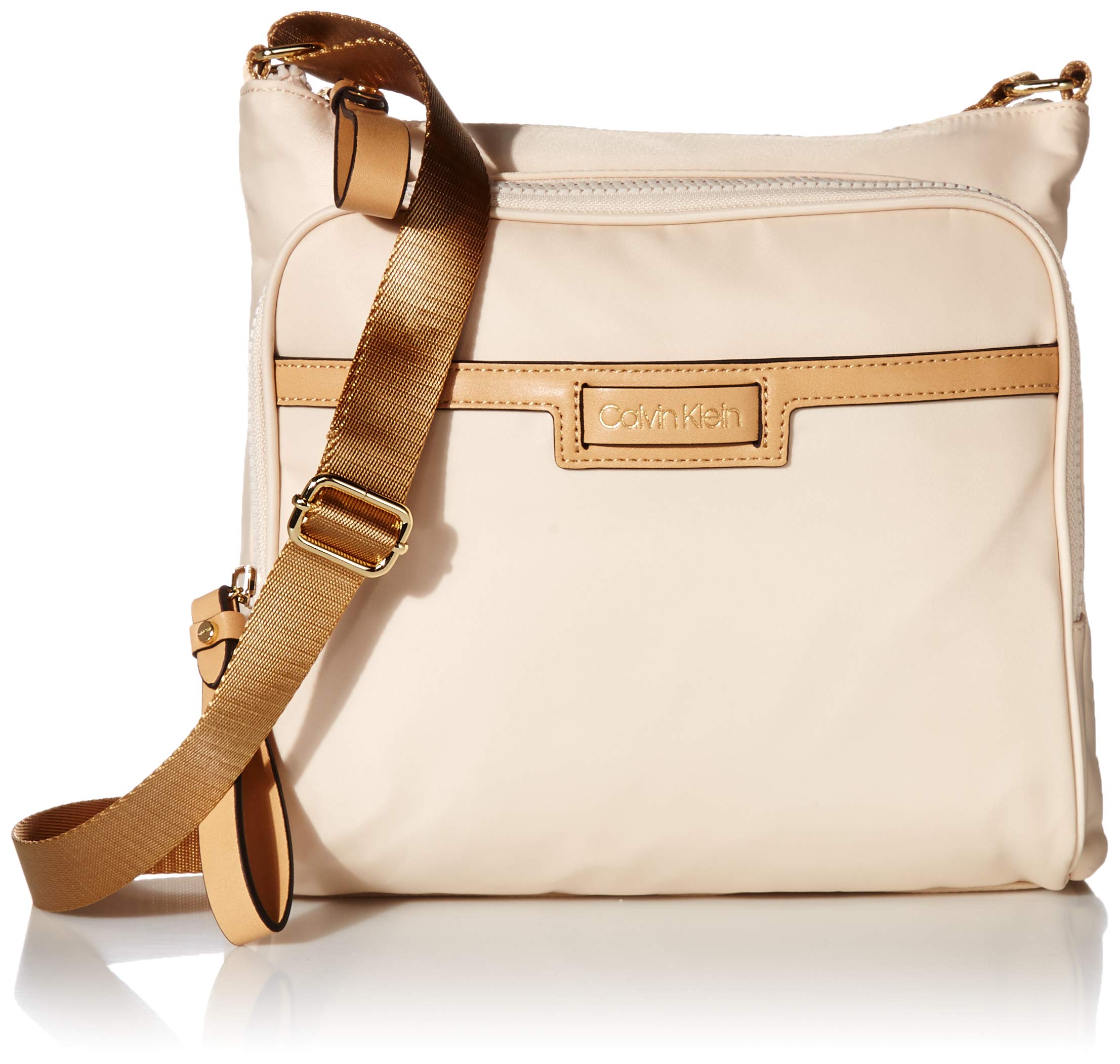 Calvin Klein Women's Lane Nylon North/South Messenger Crossbody Handbag