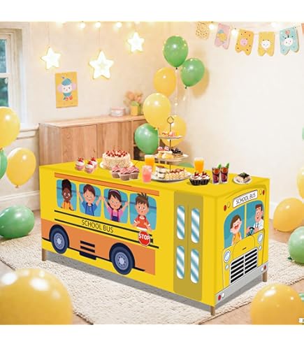 Oudain 6 Ft Hippie Peace Bus Tablecloth Groovy Party Table Cover Hippie Birthday Decoration Washable Fabric Polyester Rectangle Table Cover Protector Daisy Groovy Boho Party Birthday Decoration - View #10