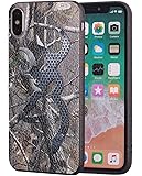 ChaTham iPhone X Case,iPhone Xs Case,Browning Camo Design Slim Anti-Scratch Leather Grain Rubber Protective Case for Apple iPhone X (2017)/iPhone Xs (2018) 5.8 inch