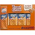 Lance Toast Chee Crackers with Real Peanut Butter, 6 Crackers/pack (8 Pack Tray) 12 Oz. Net