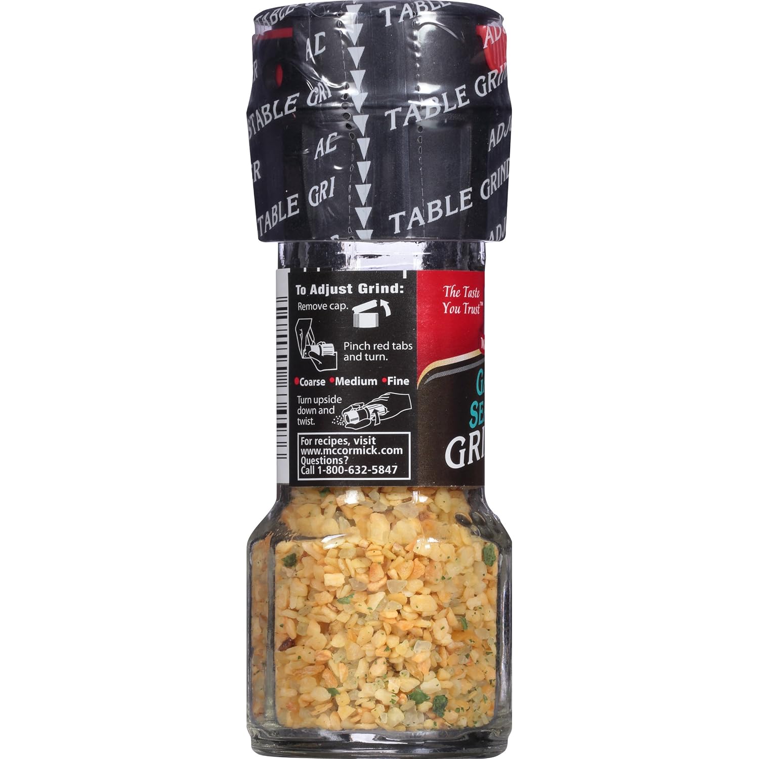 McCormick Garlic Seasoned Salt Grinder, 1.58 oz: Prime Pantry