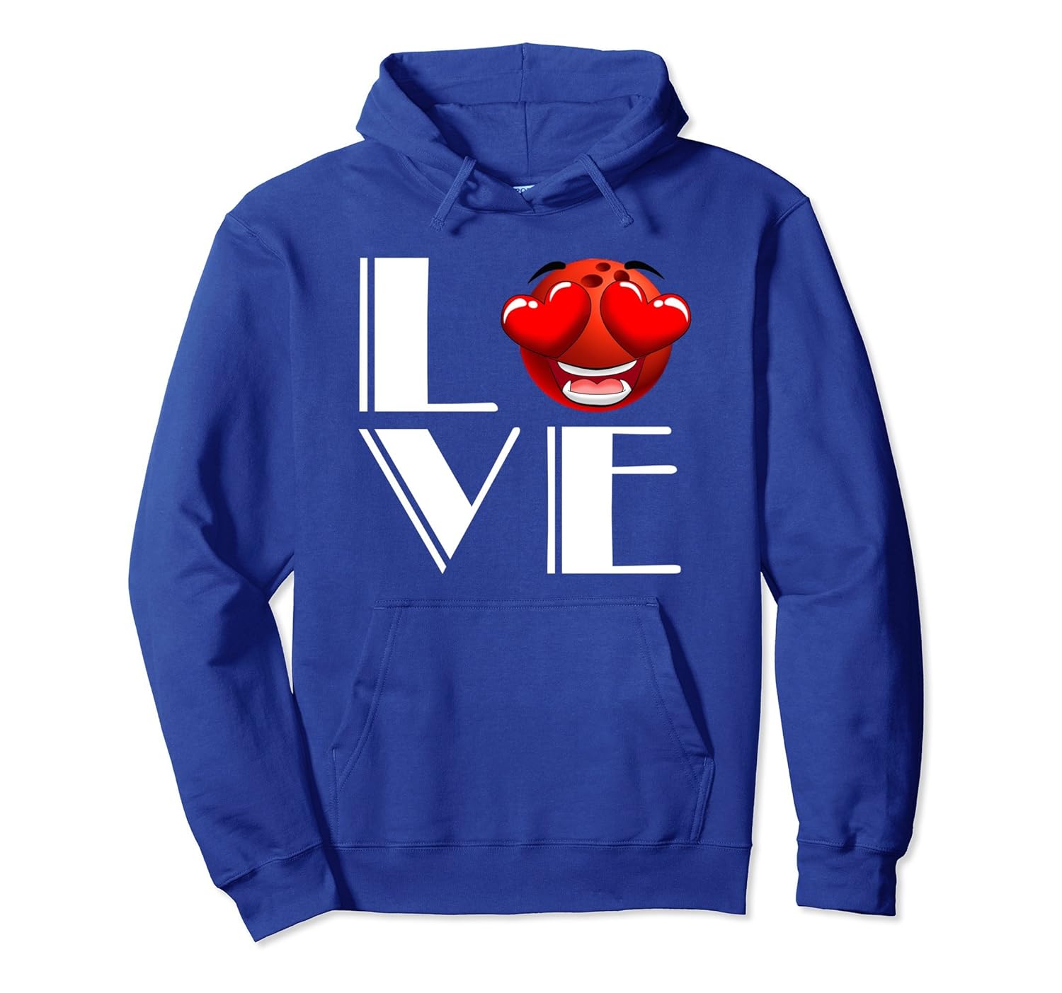 I Love Bowling Hoodie Emoji Funny Cute Sports Shirt-anz