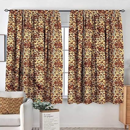 Amazon Com Renteriadecor Animal Modern Kids Curtain African Fauna