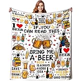 Beer Blanket Cheer Beer Throw Blankets Ultra Soft Warm Cozy Funny Blankets Gifts for Women Men Sofa Bedding Couch Decor 50"X40"
