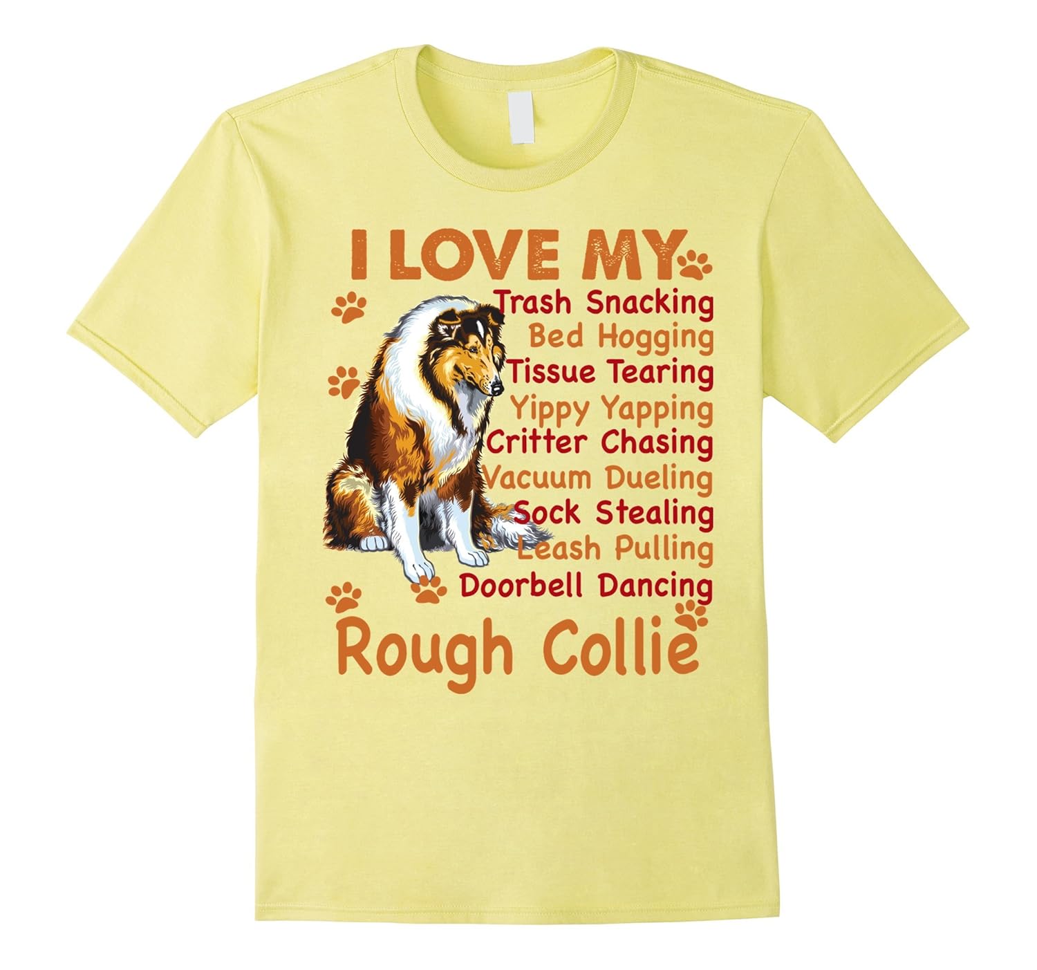 rough collie shirts