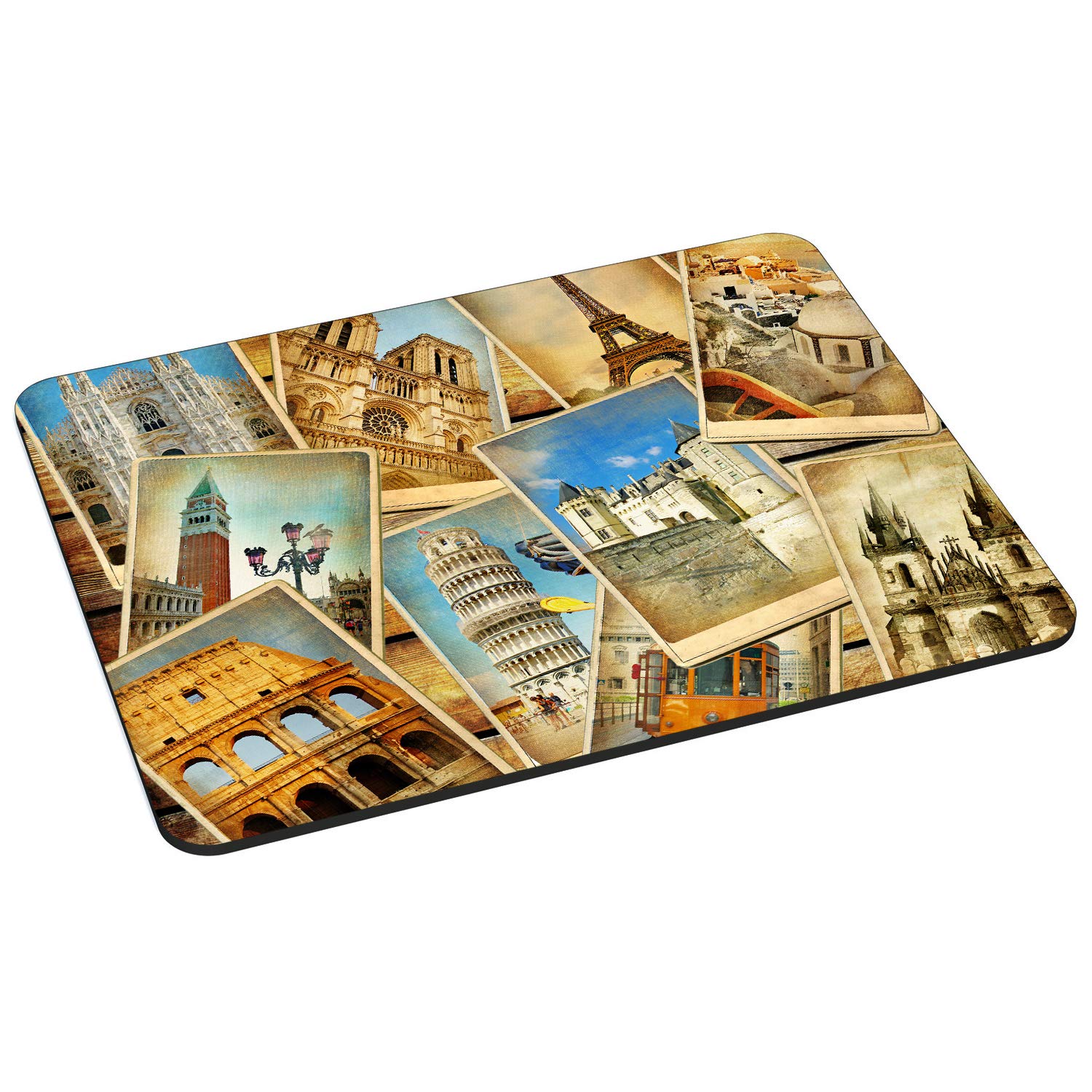 PEDEA Design Mouse Pad, Vintage Travel