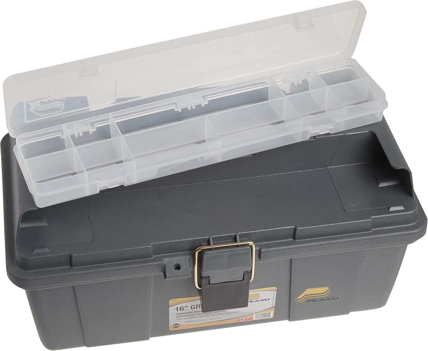 Plano 452-006 Grab-N-Go 16-Inch Tool Box with Tray - Toolboxes - 