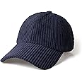 CHOK.LIDS Everyday Corduroy Baseball Cap for Men and Women Dad Hat Unisex Adjustable Lightweight Polo Style Curved Brim