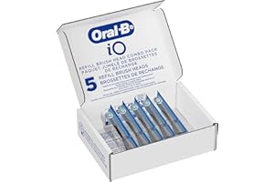 Oral-B iO Genuine Replacement Brush Heads, Black, 4ct Ultimate Clean + 1ct Gentle Care, 15 Month Supply, Compatible Exclusive
