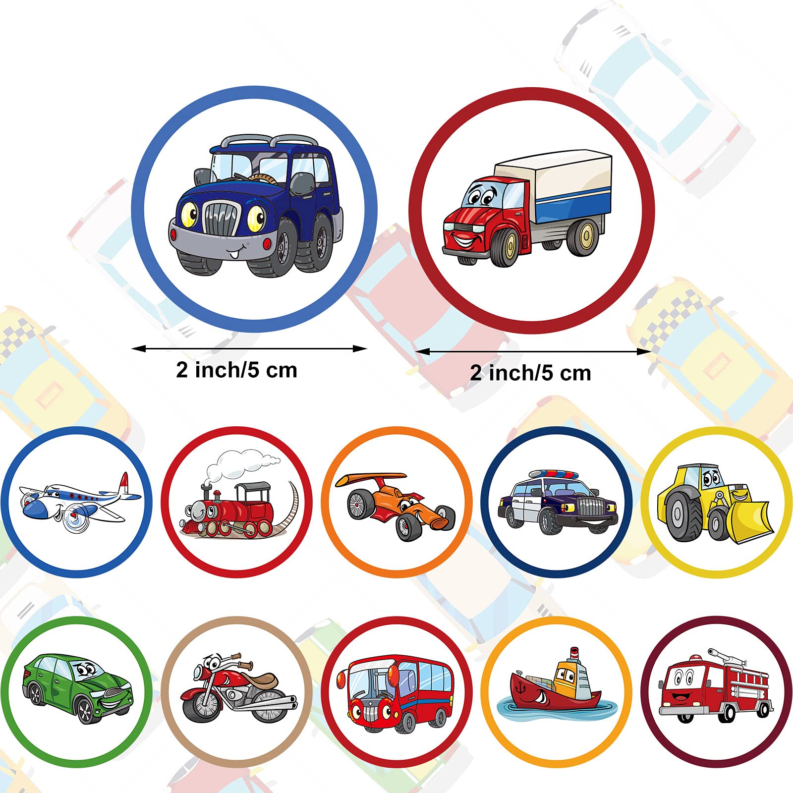 Chinco 120 Pcs Boys Potty Training Targets Boys Potty Targets Aids Flushable Pee Training Chart for Toddlers Use(Cars Styles)