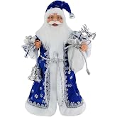 Windy Hill 16" Royal Blue Santa 416110