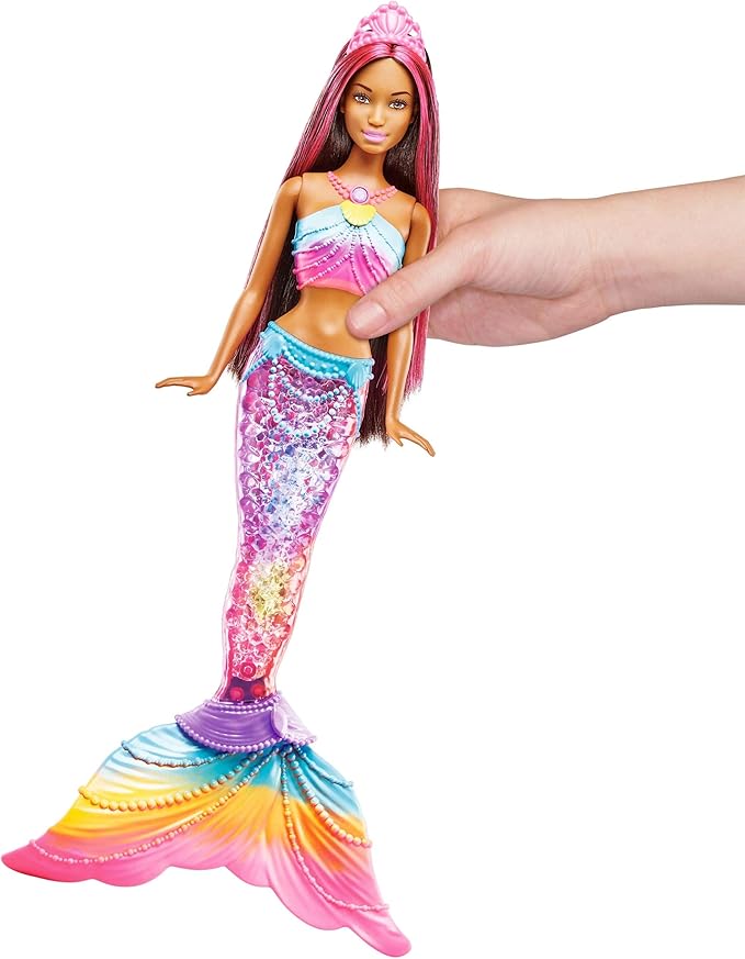 mermaid barbie with light up tail