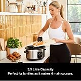 Morphy Richards 3.5L Stainless Steel Slow Cooker with 3 Heat Settings view 5