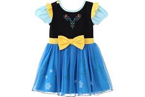 Dressy Daisy Princess Dress Up Clothes Halloween Fancy Party Tulle Skirt Summer Outfit for Baby & Toddler Girls